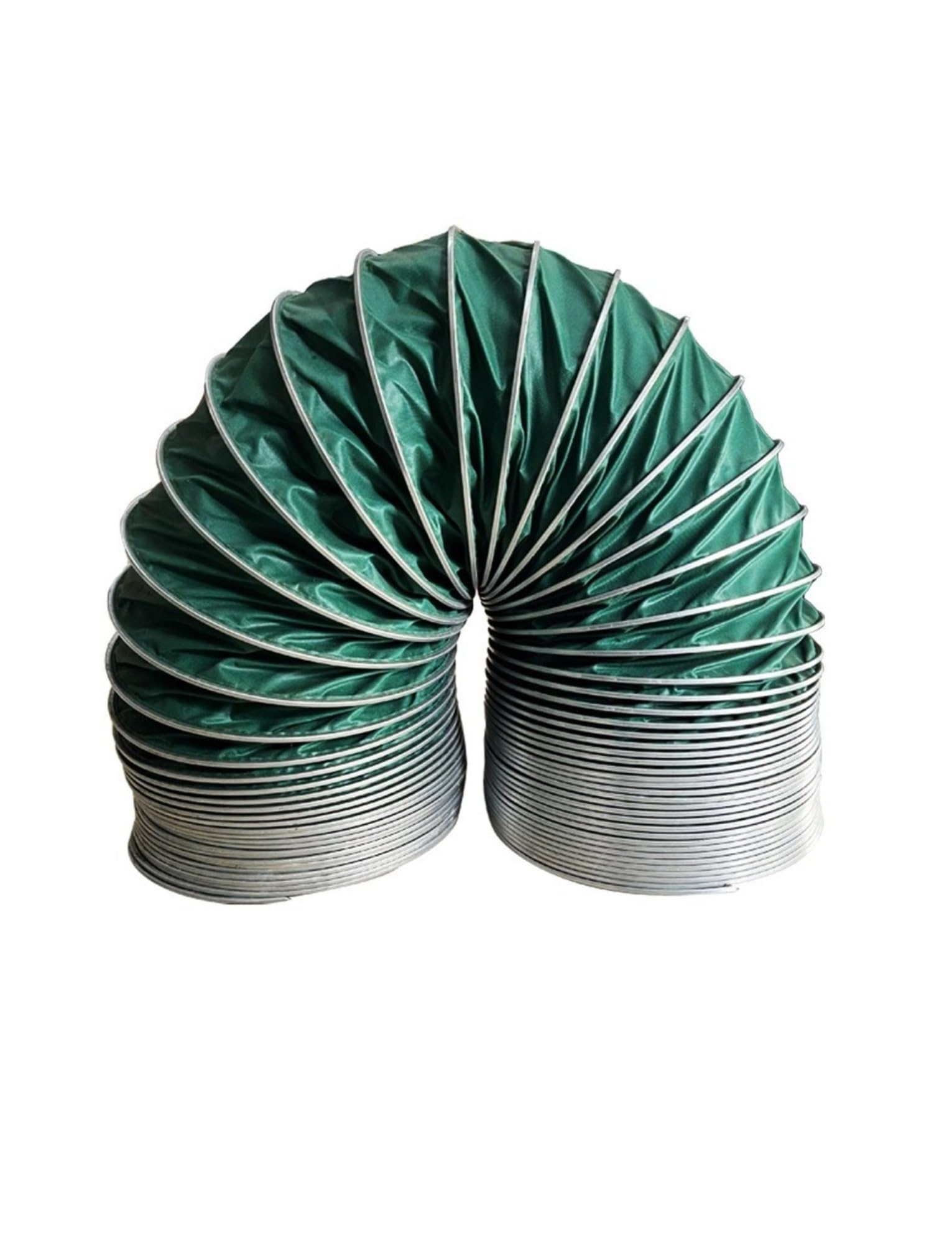 Kit di ventilazione industriale, condotto in tela resistente da 4 m con filo di acciaio, isolato e ignifugo per HVAC, soffiatore multiuso, sfiato asciugatrice