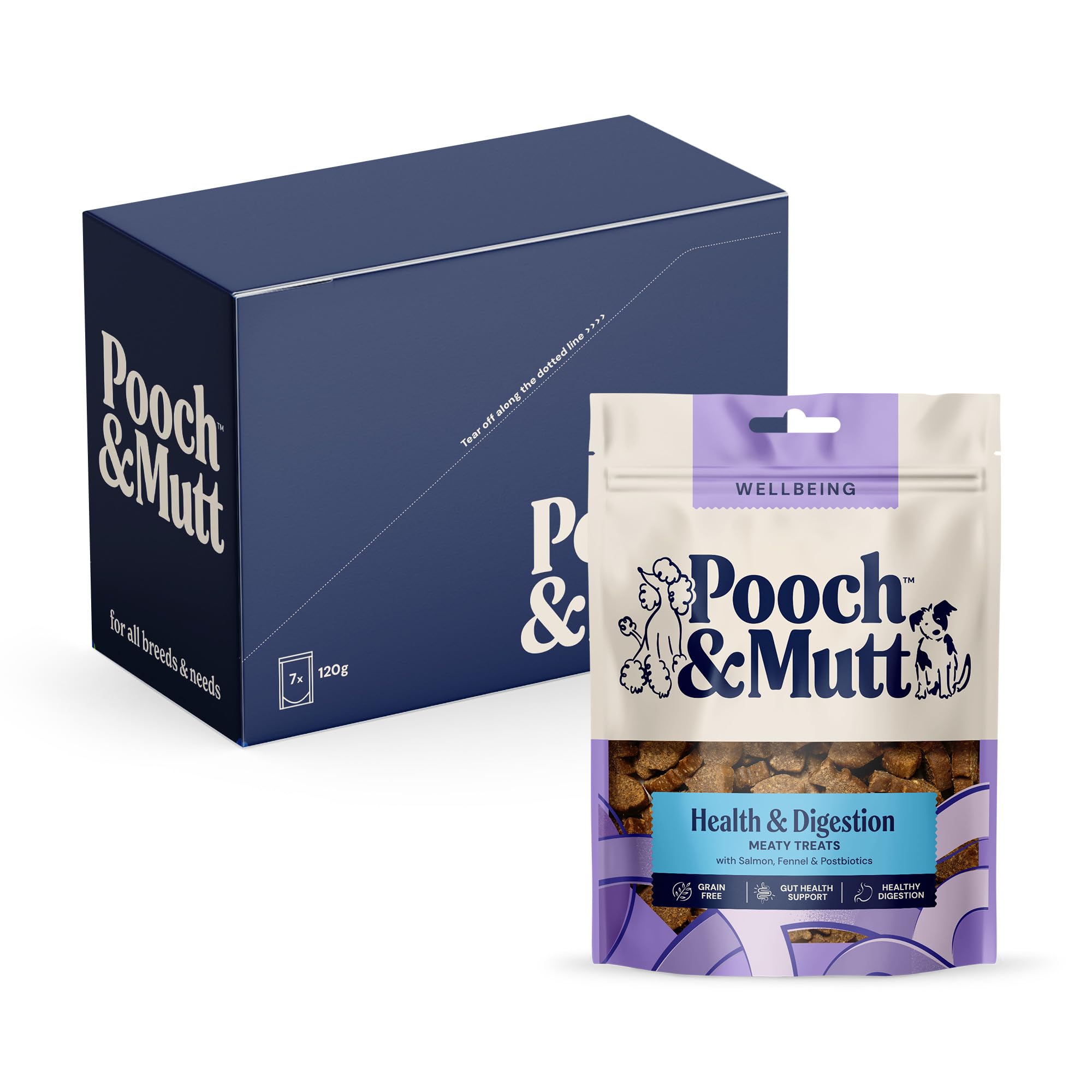 Pooch And Mutt Grain/Salmon Health & Digestion Probiotic Fish Treats