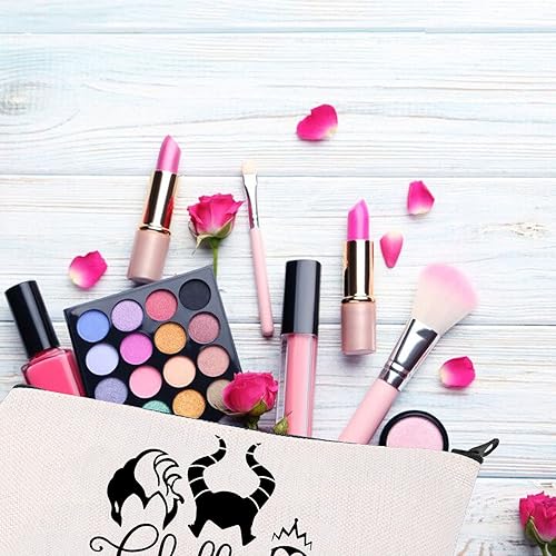 Miniatura 4 de BDPWSS Malvado Females Regalo Villano Amante Bolsa de maquillaje Chillin' Like a Villain Gift Evil Group Gift Bad Witches Cosmetic Bag,