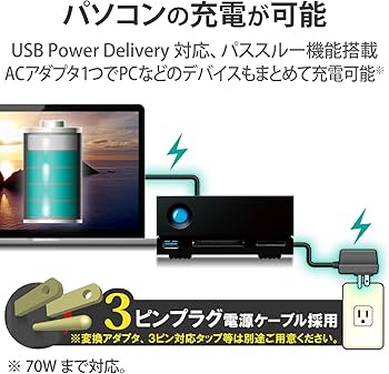 Amazon | LaCie ラシー 外付けHDD ハードディスク 4TB 1big Dock