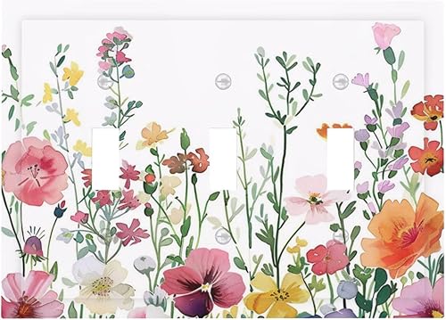 Miniatura 129 de Placa de pared de doble palanca de 2 cuadrillas con diamantes brillantes con diamantes, bonito ojo fucsia, placa frontal decorativa para dormitorio