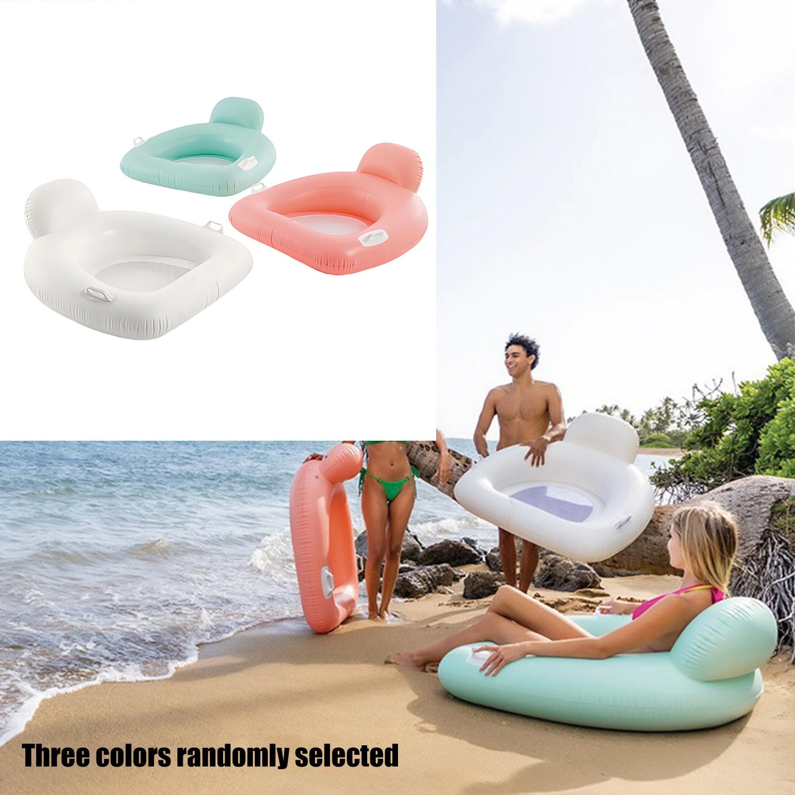 Flotteur de piscine pour adultes - Hamac de piscine - Chaise flottante - Hamac gonflable - Matelas de natation - Chaise longue