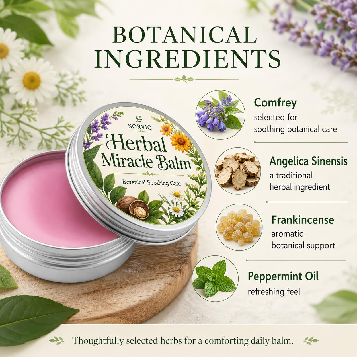 Miracle Balm for Varicose Veins, Moisturizing & Hydration, Gentle and Skin-Friendly