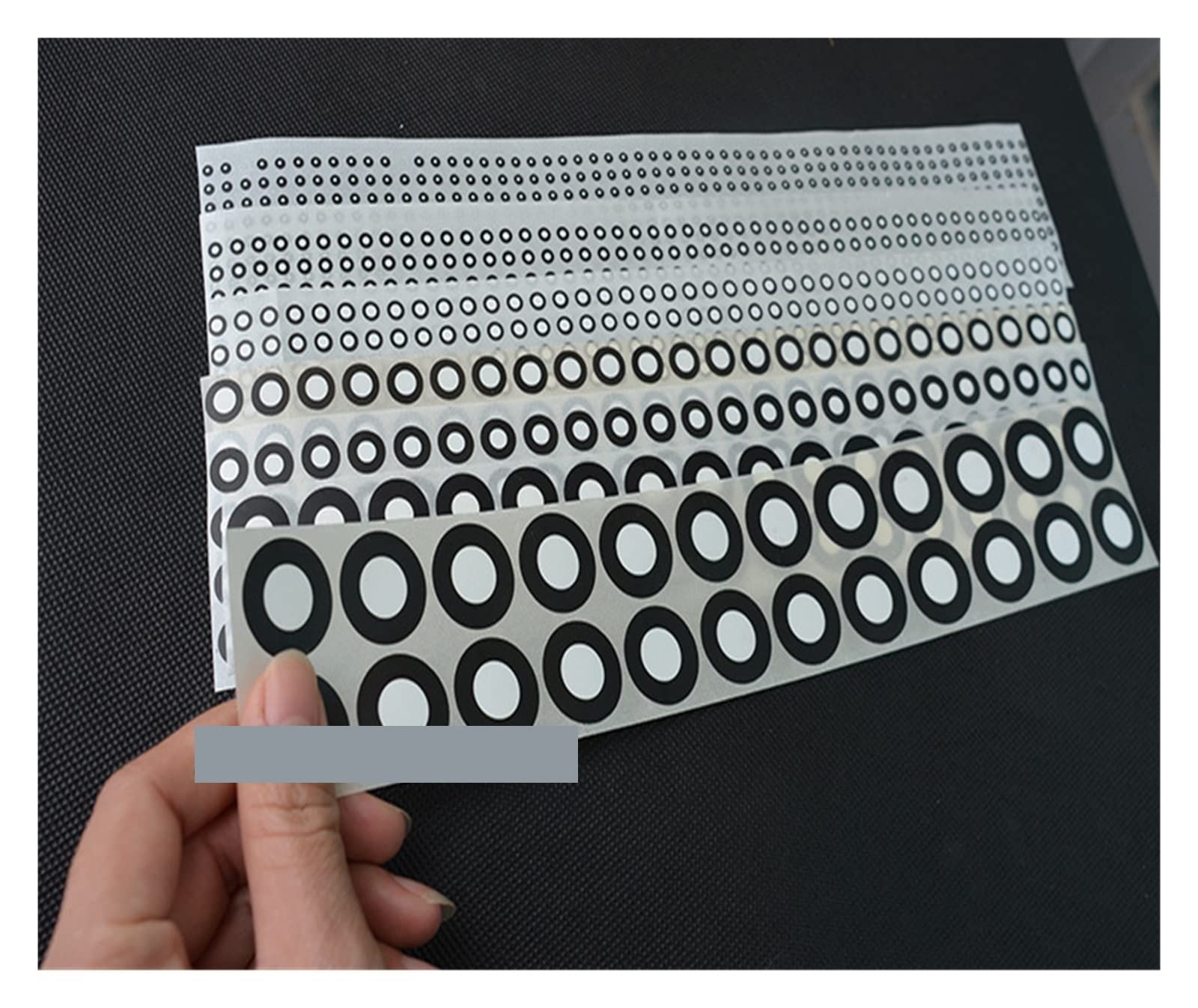 Marker do skanowania 3D, Skanowanie 3D Punkt znakowania Skaner zdjęć Punkt znakowania Kopiarka Punkt znakowania,do skanera 3D i śledzenia optycznego(Inner 3 Outer 7(10000))