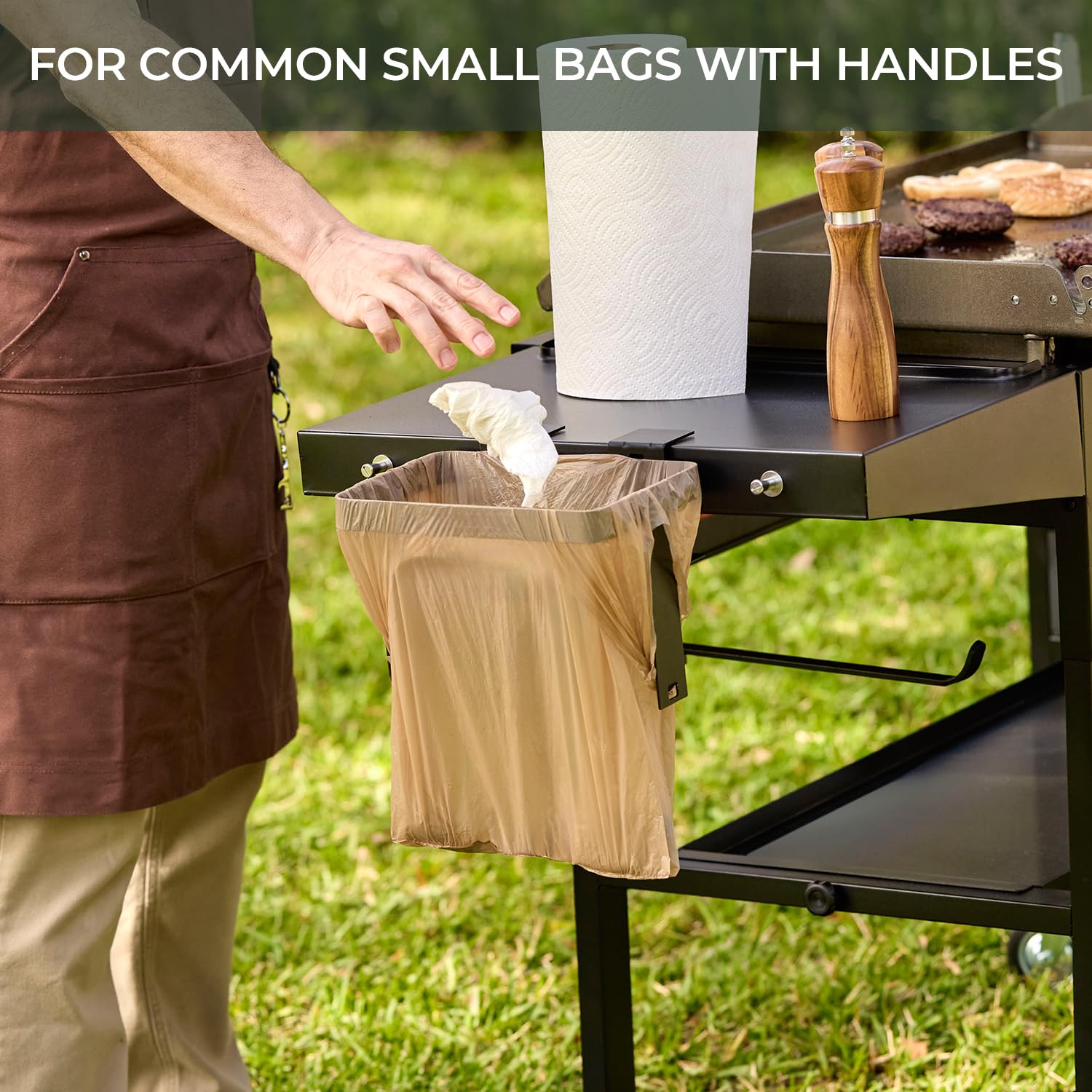MOAT Grill & Gridlle Trash Bag Holder Kit - Compatible Blackstone