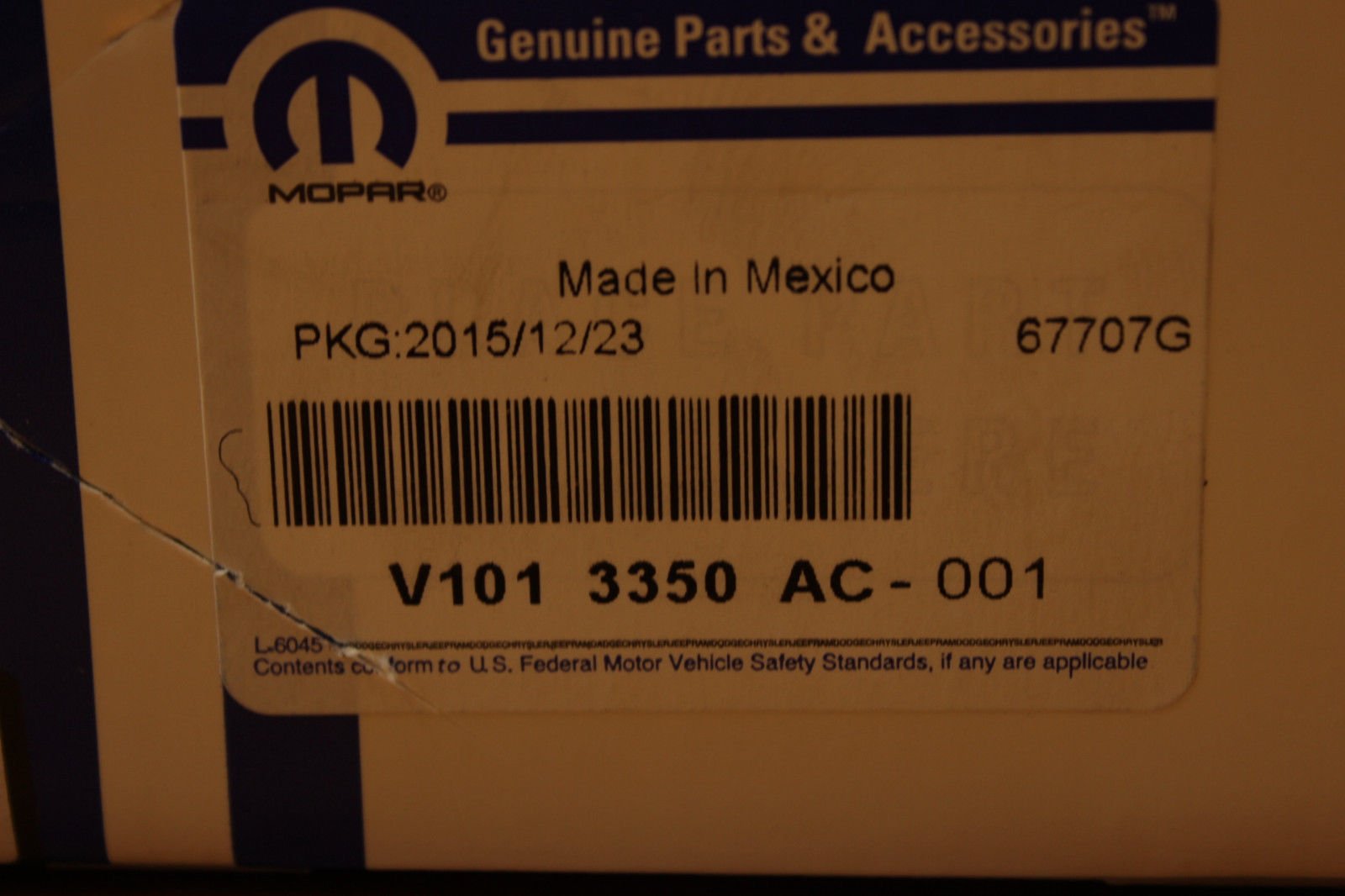 Dodge Ram 1500 Front Brake Pad - Product View
