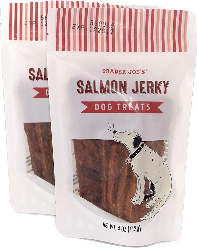 Trader Joes Salmon Jerky Dog Treats (2 Pack) Pet Supplies