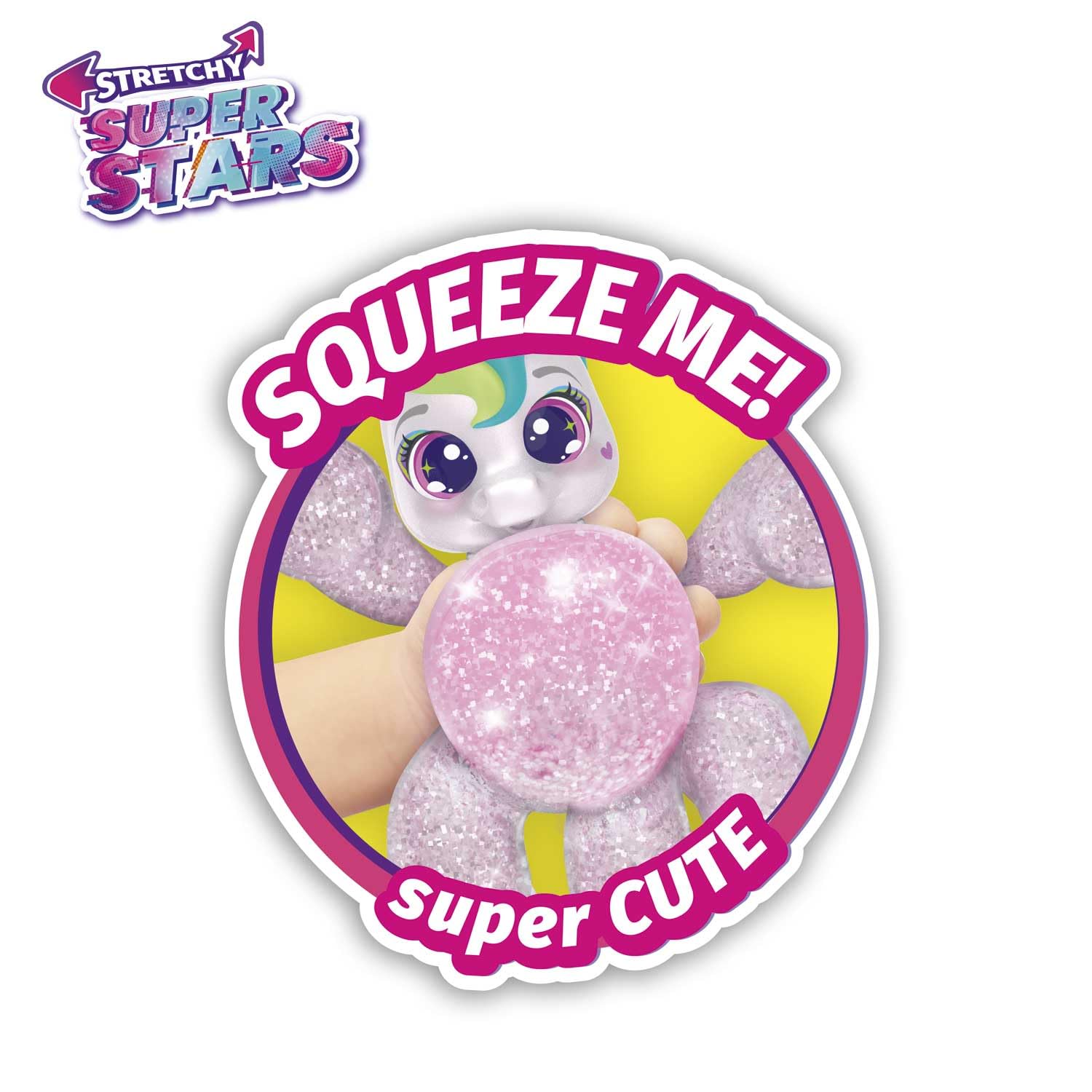 CRAZE Superstars Stretchy Moonish Slime & Stretchy Collectible Figures with Slime Filling, 6 Different Characters to Collect - Image 2