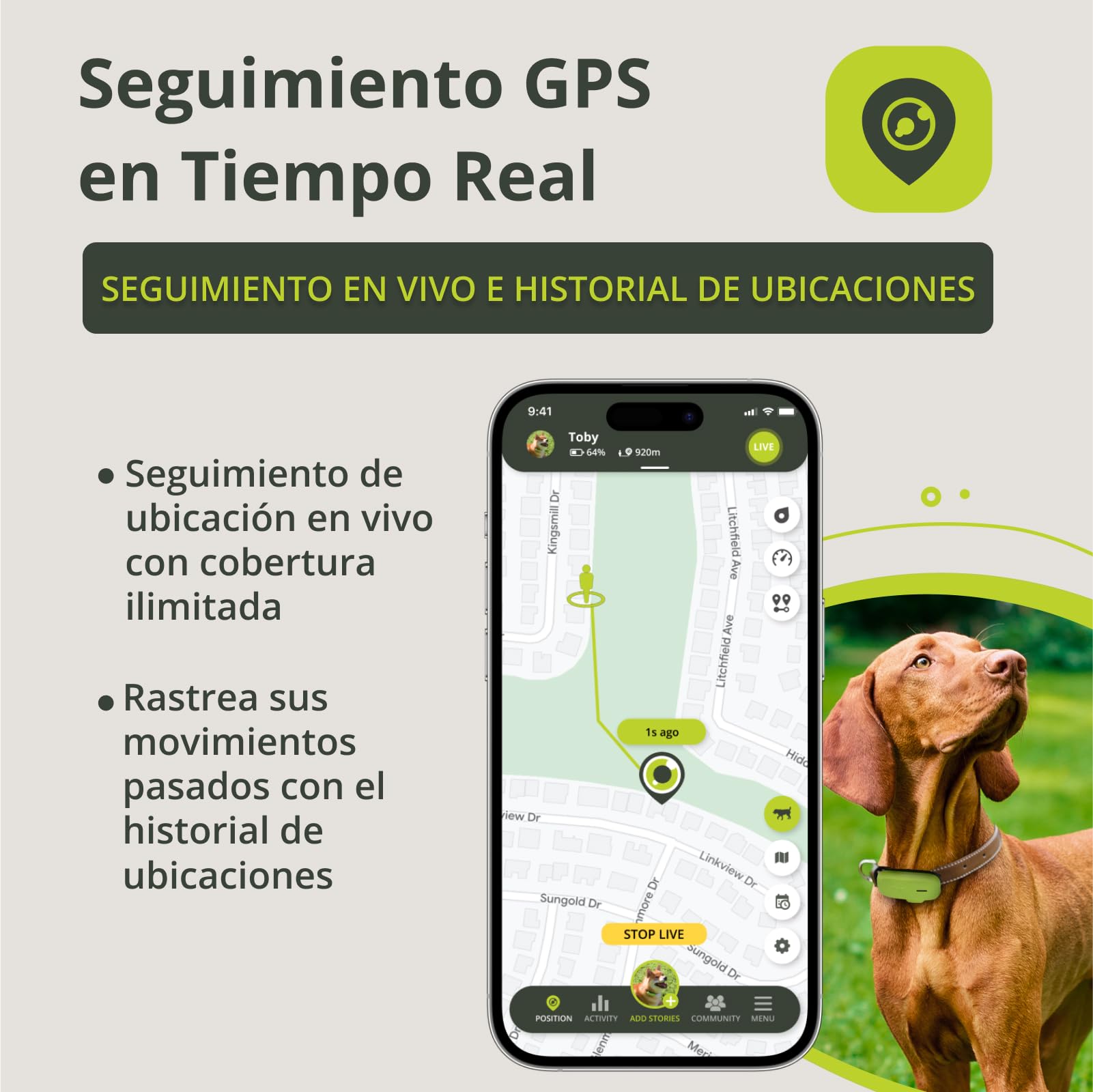 Kippy Bundle GPS para Gato V2 y Perro - Pack de 2, 1 Collar para Gato V2 y 1 para Perro - Seguimiento de Salud y Actividad