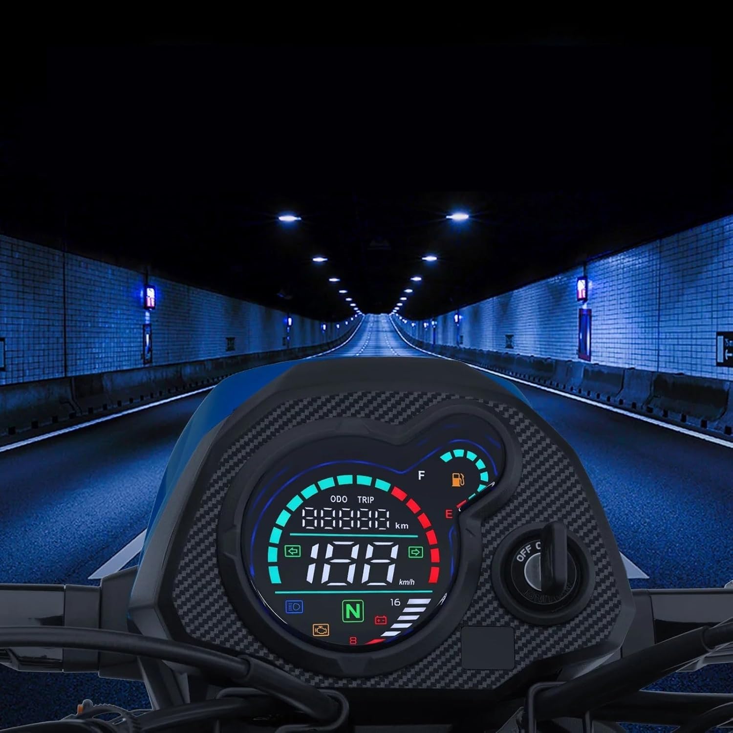 Odometer Speedometer For Navi 110 For Navi110 Motorcycle Dashboard Speedometer Odometer Voltmeter Fuel Gauge Fault Light Moto Digital Meter