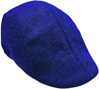 Mens Checked Newsboy Hat Classic Stylish Front Hat Vintage Checked Beret,Soft Flat Cap Ivy Irish Hat