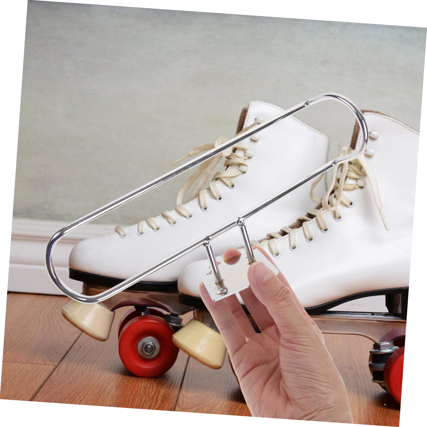 ABOOFAN Ice Skates Display Mounted Roller Skates Holder Space Saving Design for Multiple Skates and Easy to Install Storage for Ice Skating Enthusiasts