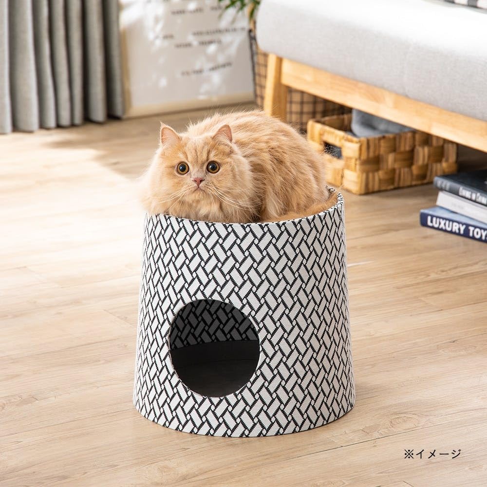 カインズ　猫ハウス Amazon | カインズ(CAINZ) NECOTAハウス ヘリンボーン 幅35cm