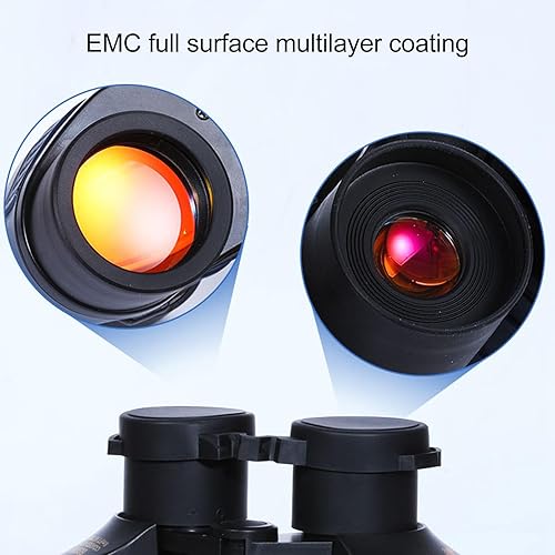 Miniatura 5 de Binoculares HD para adultos, prismáticos de alta potencia de 60 x 60 para observación de aves, juegos de fútbol, viajes, lente telefoto 10X, visión