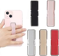 Vista 12 de Correa para teléfono, 4 unidades, agarre para teléfono con soporte, soporte para correa de teléfono para soporte de mano y dedo, adecuado