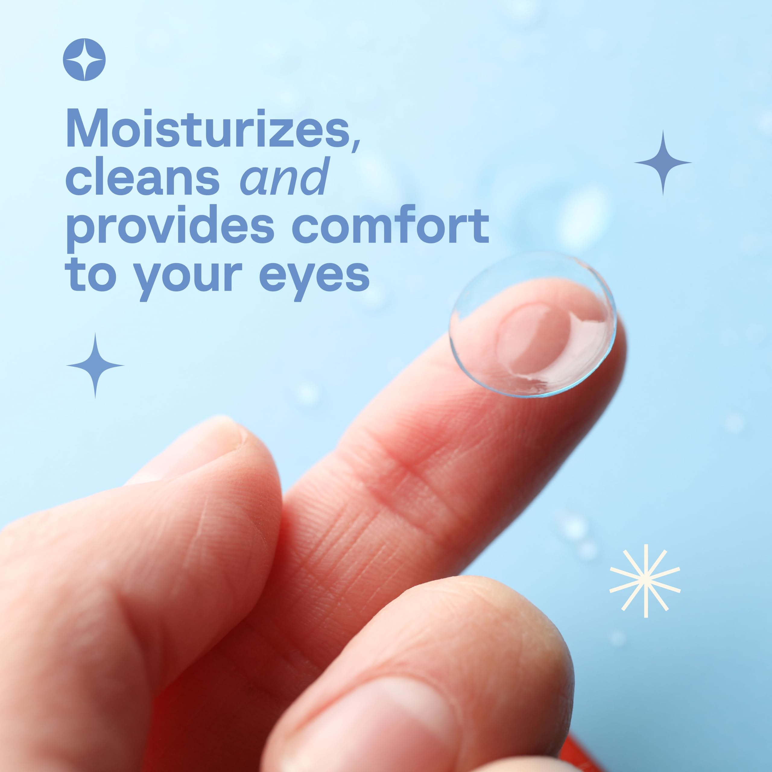 Rinsol Comfort Drops (15ml)(Pack of 6) for Contact Lens Users – Relieves Dryness, Reduces Irritation & Blurred Vision – Dual Lubrication Formula with PHMB 1