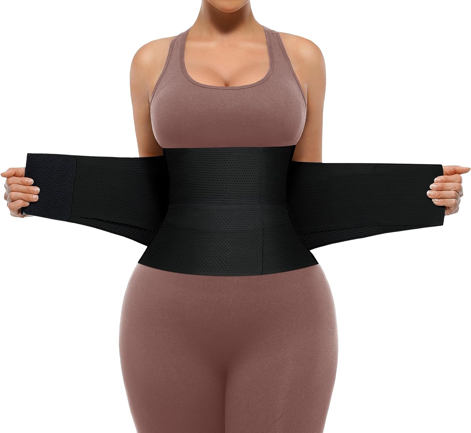 SHAPELLX Waist Trainer for Women Waist Cincher Corset Shapewear Body Shaper Tummy Control Stomach Belt Postpartum Band