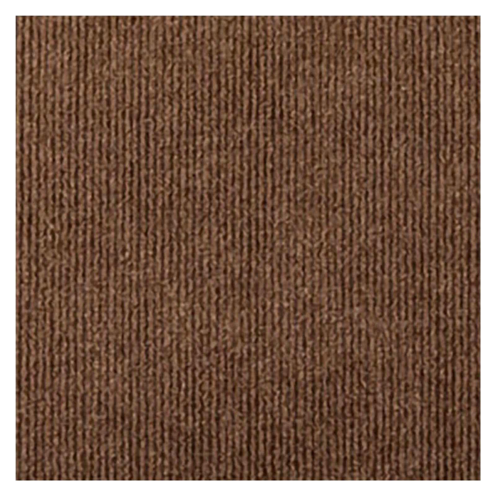 Cxvhsertwr Brown Carpet Squares, Carpet Tiles Peel And Stick Anti-Slip Carpeting Tile 40Pcs Self(Brown)