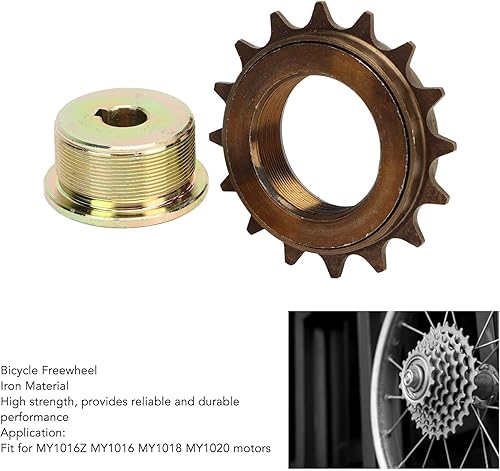 Miniatura 2 de HEEPDD Freewheel Juego de adaptadores de tracción izquierda de hierro, antideformación, rueda libre de bicicleta de alta resistencia, larga