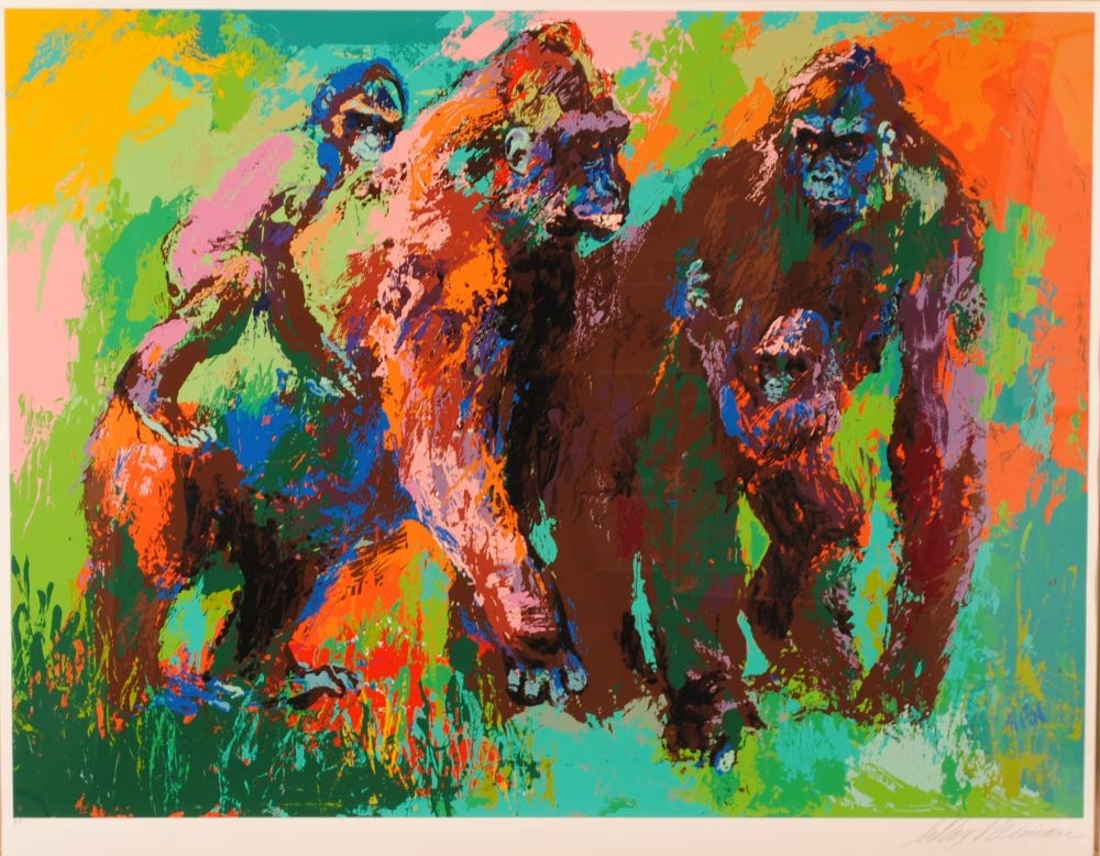 リロイニーマン、スモウ、シルクスクリーン Amazon.co.jp: ゴリラ 絵画 シルクスクリーン 版画 リロイ・ニーマン