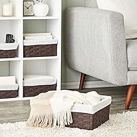 Vista 3 de Juego de canastas multiuso de varios tamaños para almacenamiento (5 unidades, los colores pueden variar)