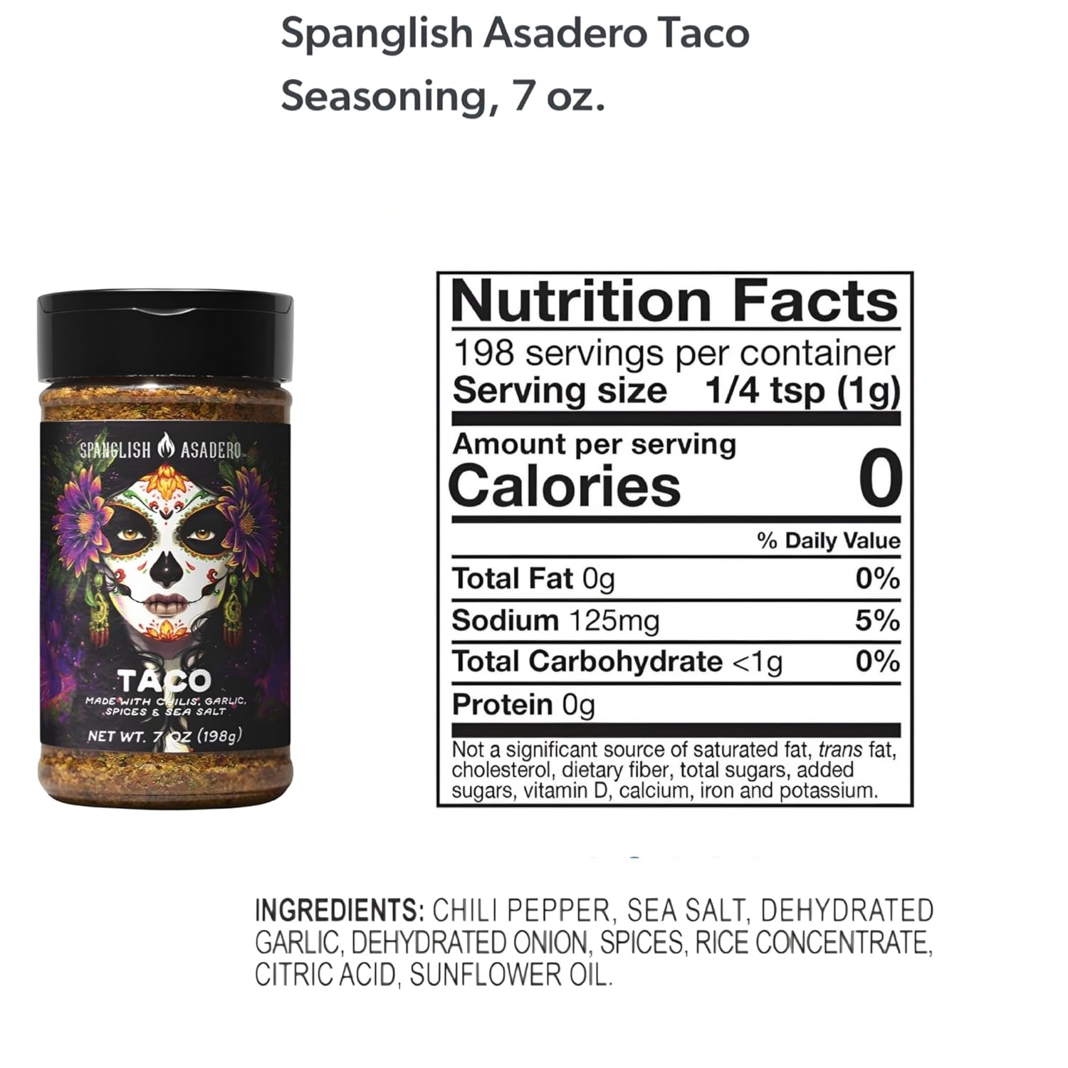 Mexican Traditional Seasoning Mix, Asadero-Style Spice Blend for Chicken, Beef, Pork and Vegetables with Bonus Slap Ya Mama Seasoning Packet (7.3 oz, Taco/Fajita)