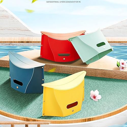 Miniatura 9 de Wind Tour Taburete plegable portátil Silla de plástico para acampar al aire libre Taburete corto de papel ultrafino utilizado como cesta de la