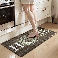Vista 44 de KIMODE Tapete de Cocina Estilo Granja 2PCS Alfombras de Cocina Anti Fatiga Antideslizantes Impermeables Tapete de Piso de Cocina Acolchado Cómodo