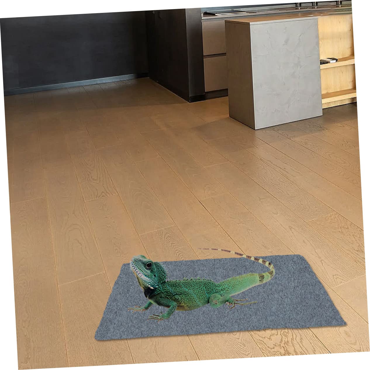 Tappeto per Terrario Rettili 2 Pezzi in Poliestere per Box | Serpente e Lucertola, Accessorio per Pet Box, Formato Pratico per Allestimento Interno