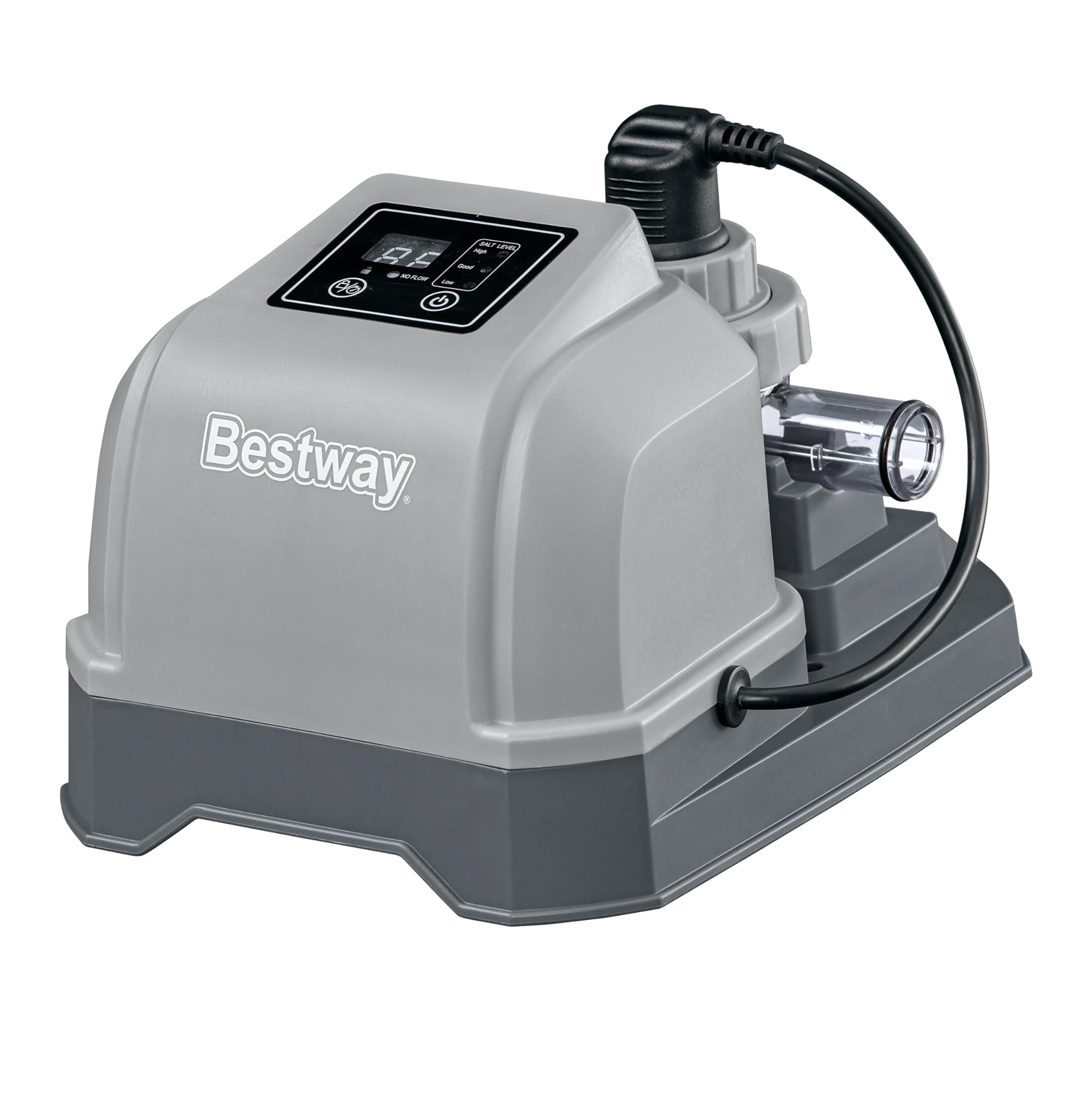 Bestway Salzwasser-Chlorinator Hydrogenic, 2 g/h, 19 W, Pool bis 8.327 Liter, Selbstreinigung, Automatische Tastensperre, GS-Zertifiziert, Chlorersatz, Haut- und augenschonend