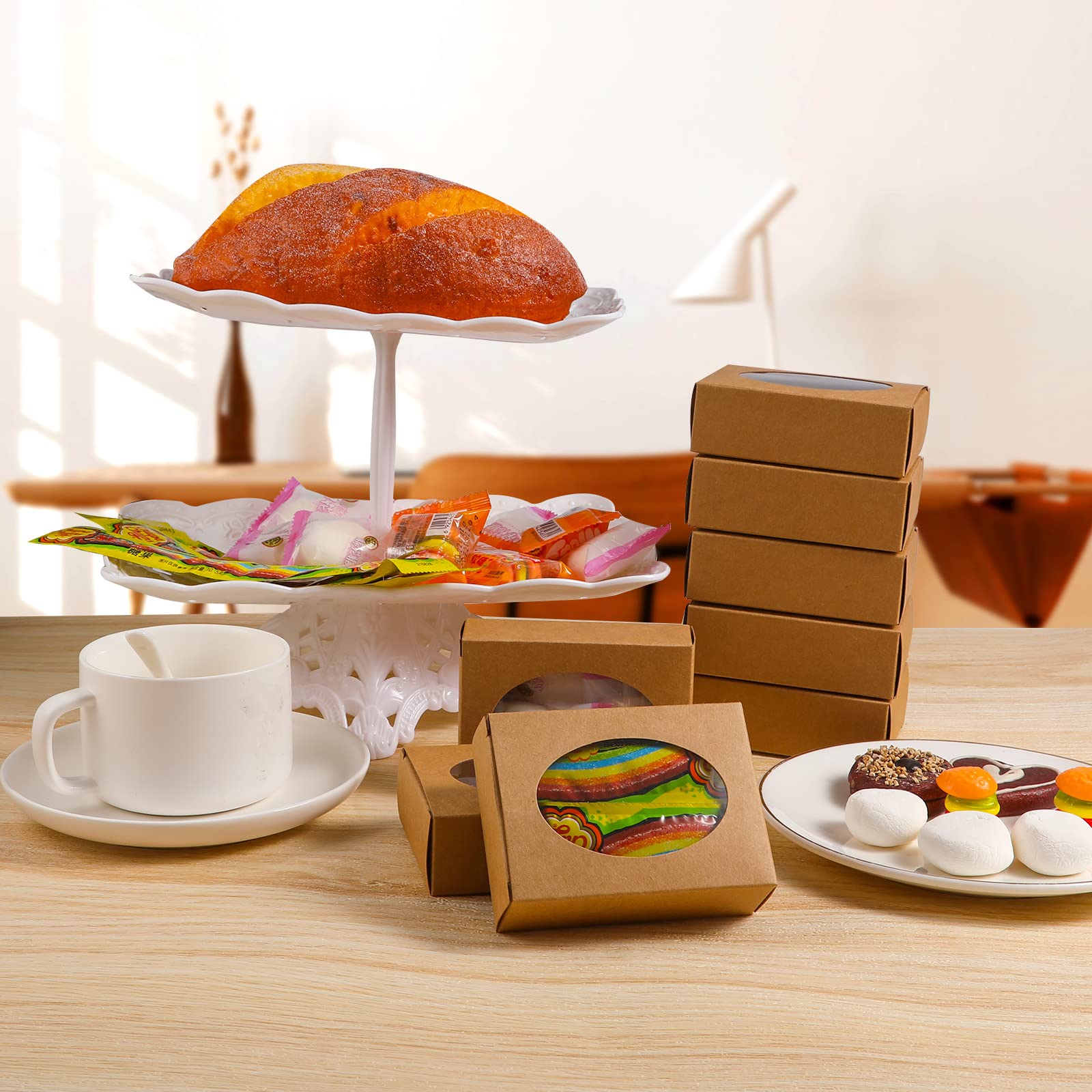 Emballage De Savon, Lot De 50 Boîtes Kraft, Articles De Fête