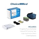 Choicemmed MD300C53 Pediatric Fingertip Pulse oximeter, Specially design for Kids(Multicolor) Pulse Rate Oxygen Saturation High Accuracy Easy Operate Carry Bag String gallery image