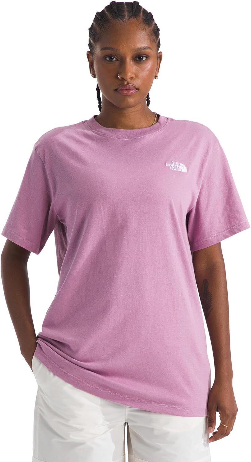 THE NORTH FACE Women's Evolution Simple Dome Relaxed Short-sleeve Tee | Cotton T-shirt With Classic Embroidered Logo