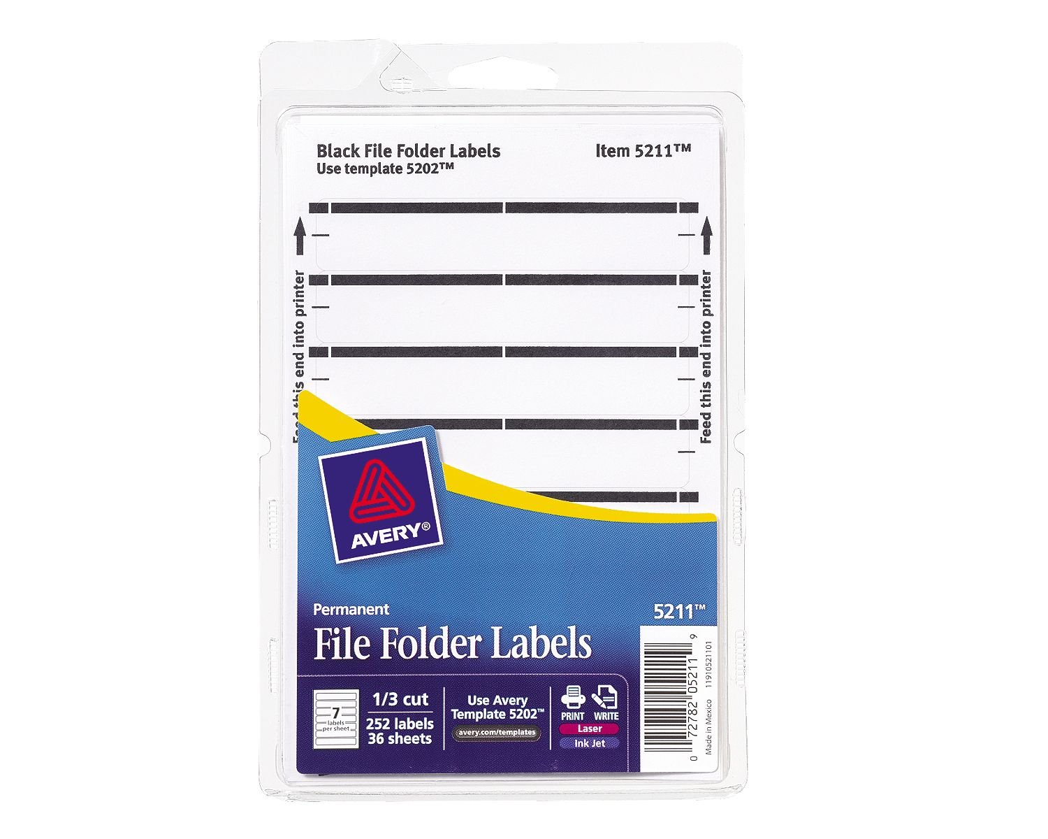 Avery Print or Write File Folder Labels for Laser and Inkjet Printers