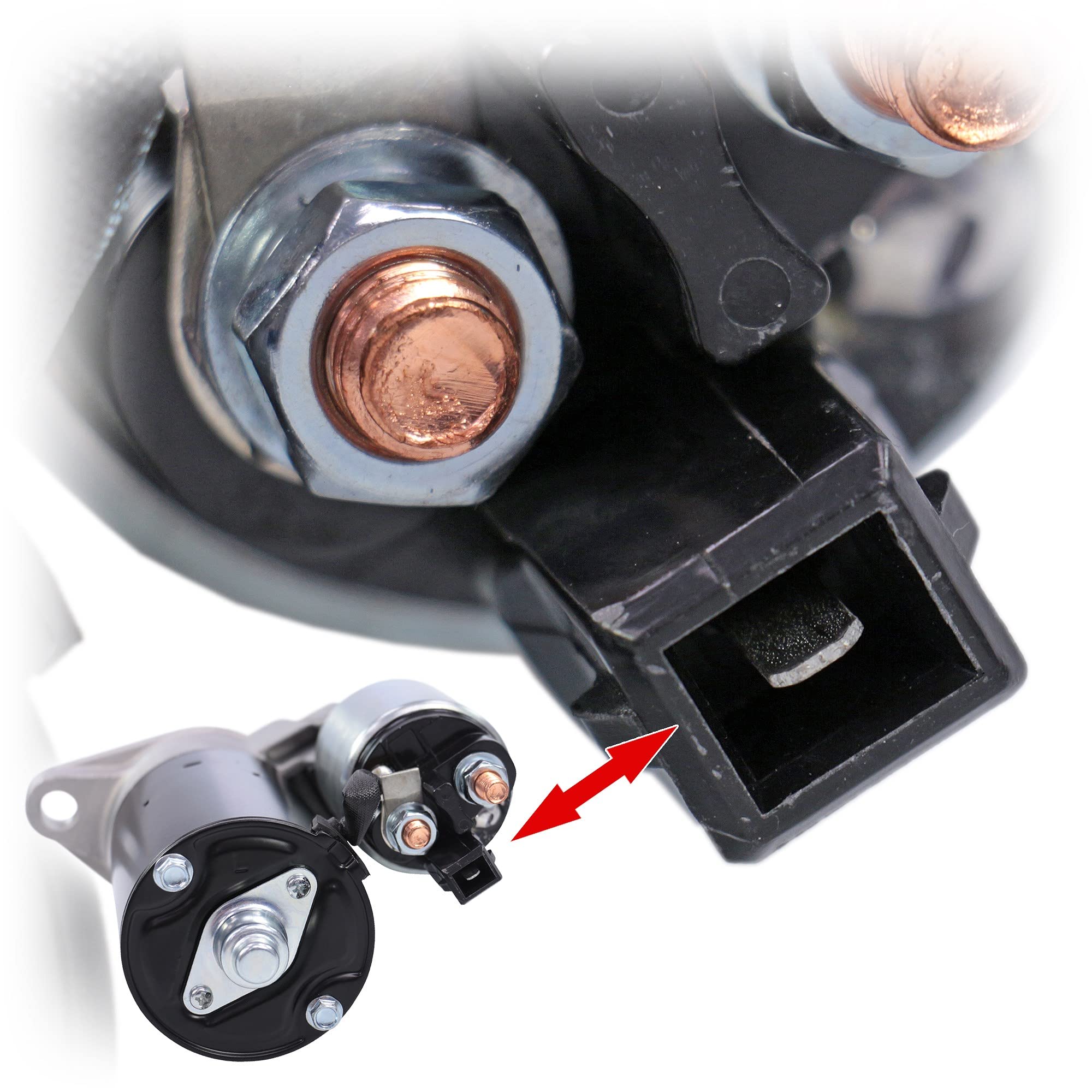 ATEC Germany Démarreur 12V 1, 1 kW | Compatible avec: AUDI A2, SEAT CORDOBA, IBIZA III, SKODA FABIA I, FABIA I Combi, FABIA I Praktik, FABIA I Stufenheck
