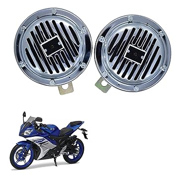 Vagary Chorme Finishing High Sound Universal Wind Tone Horn for Yamaha R15