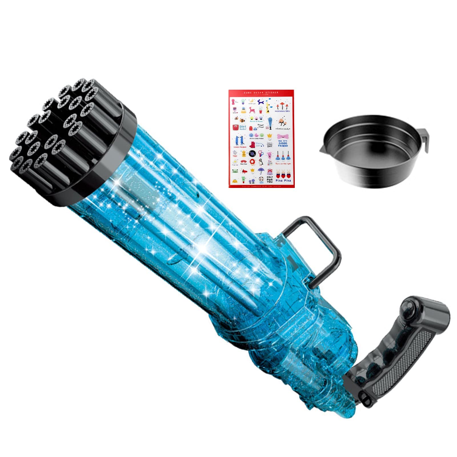 Amazon | シャボン玉 電動式 バブルマシーン ガトリング銃形 シャボン