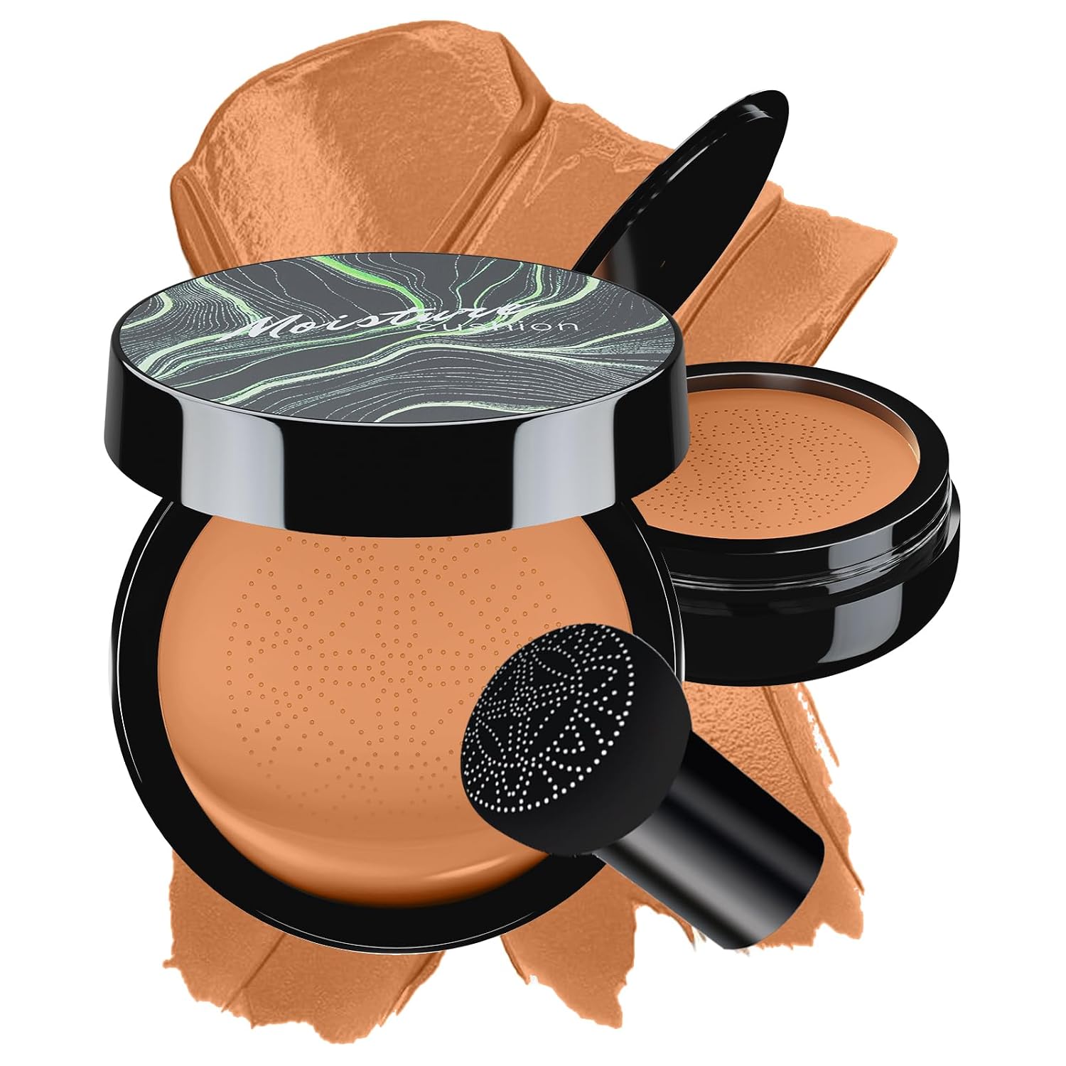 Cushion Foundation Concealer Full Coverage CC Cream, Cappuccino