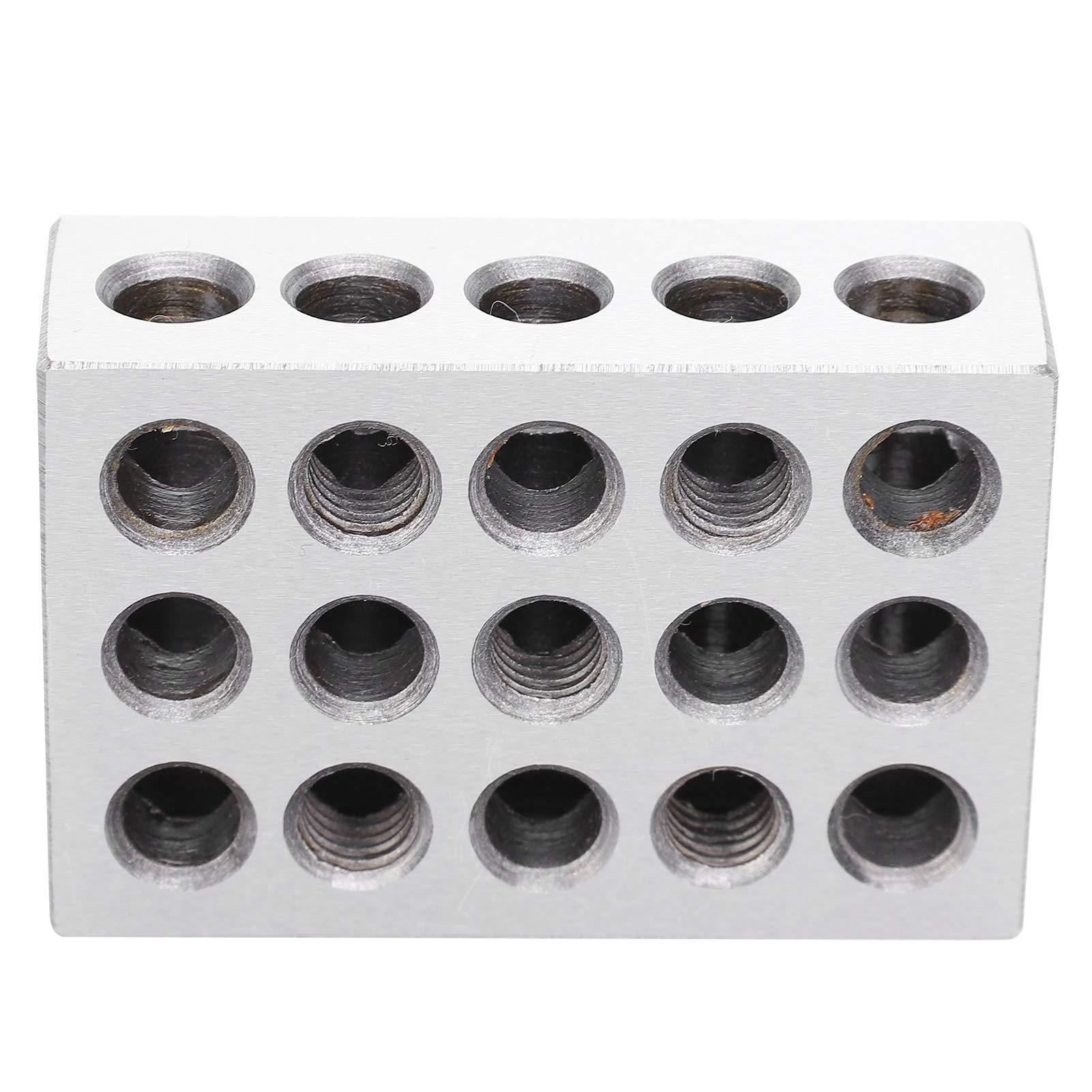 Machinist 1-2-3 Blocks, Precision Steel Jig, 6-Sided Ground Measuring Tool for Workshop
