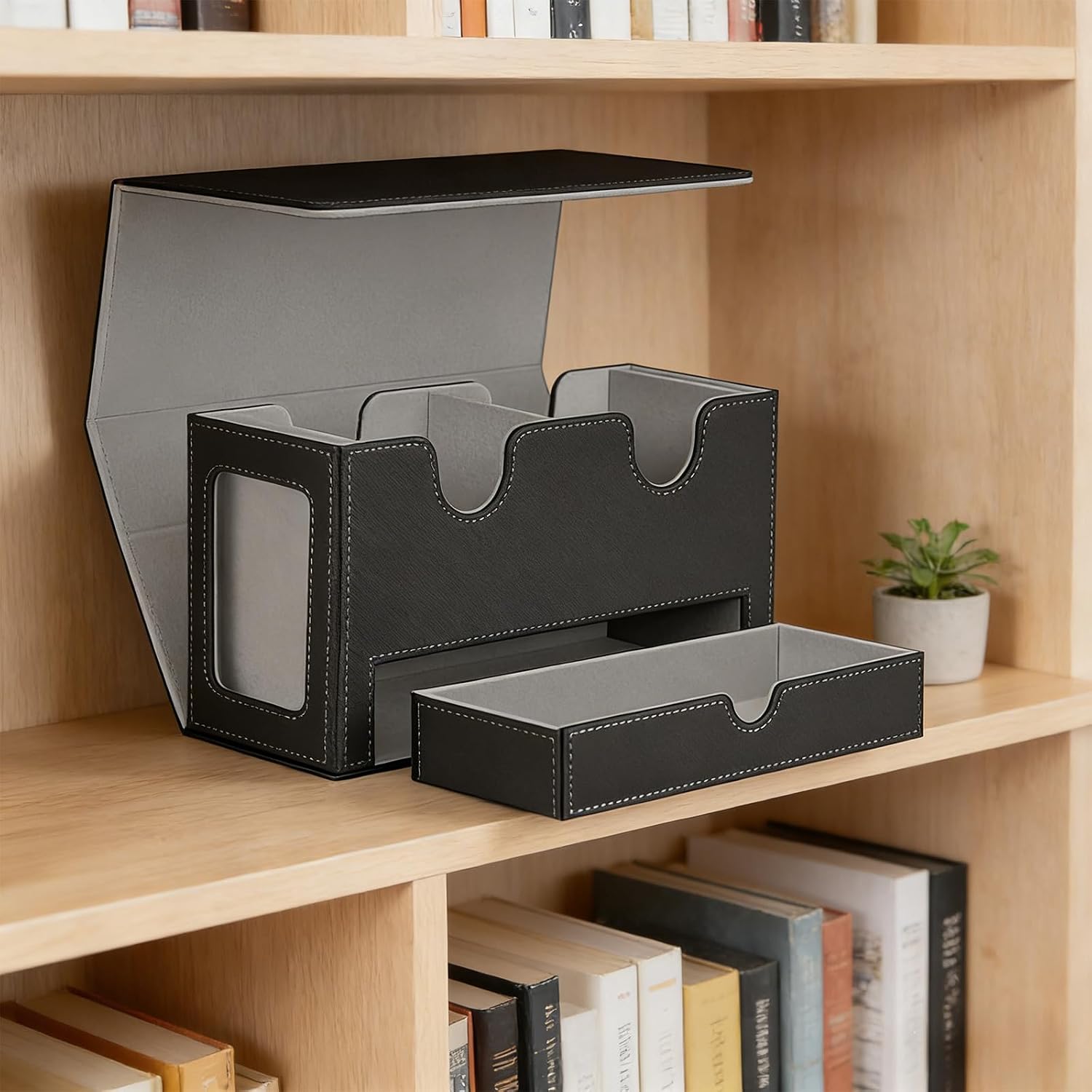 Game Card Organizers Including Dices Tray and Holders for Gaming Box