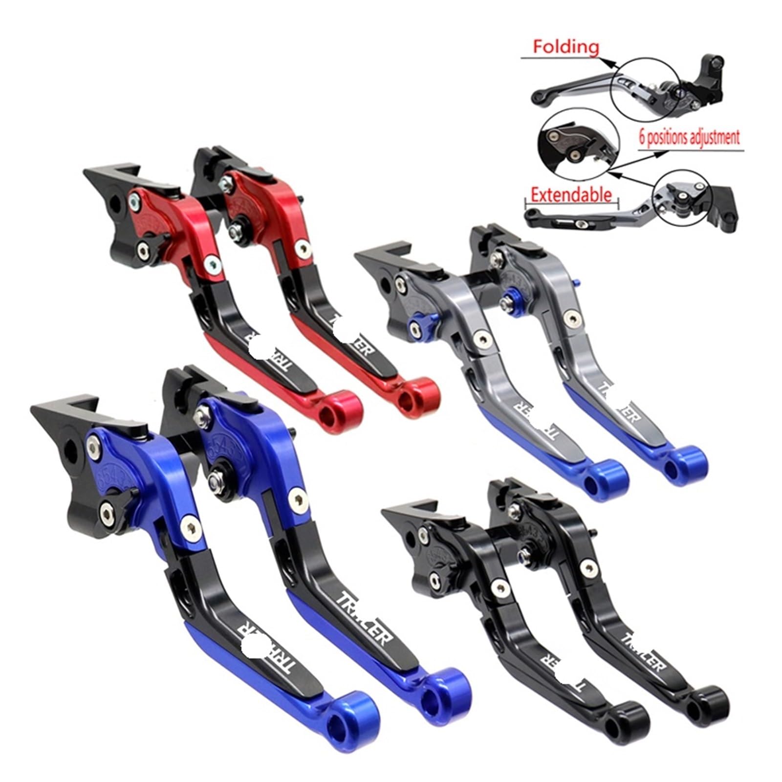 para Ya&maha TRACER700 Tracer 700 2018 2019 2020 Palancas De Embrague De Freno Plegables Extensibles Ajustables para Motocicleta Palancas Frenos