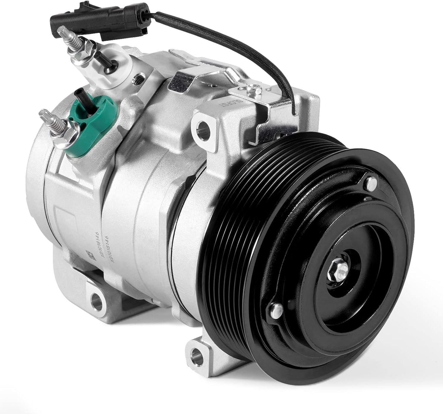 178313 AC Air Conditioning Compressor with Clutch,Compatible with 2010 Dodge Ram 4000,2010-2024 Dodge Ram 2500 3500,2011-2023 Ram 4500 5500 6.7L,Replacement 55111444AB
