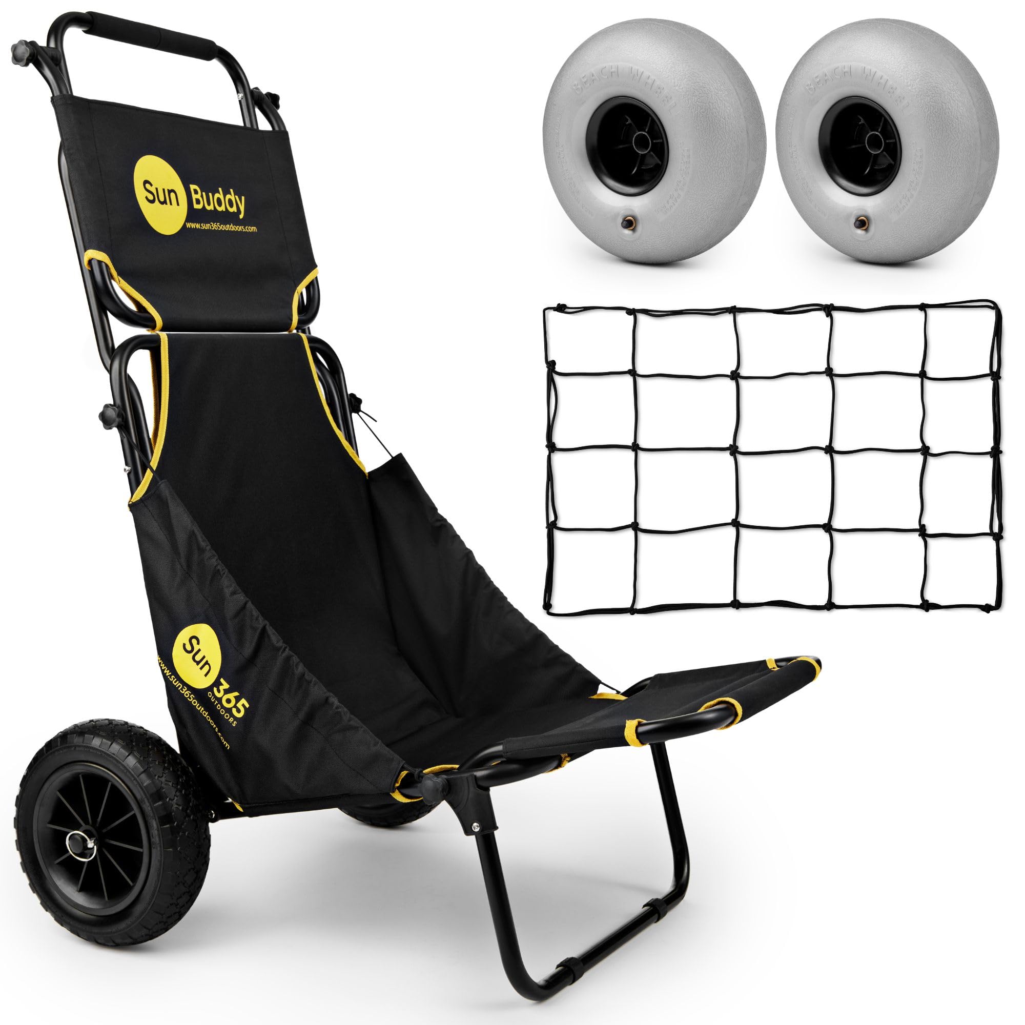 Foldable Beach Fishing Trolley Cart Chair