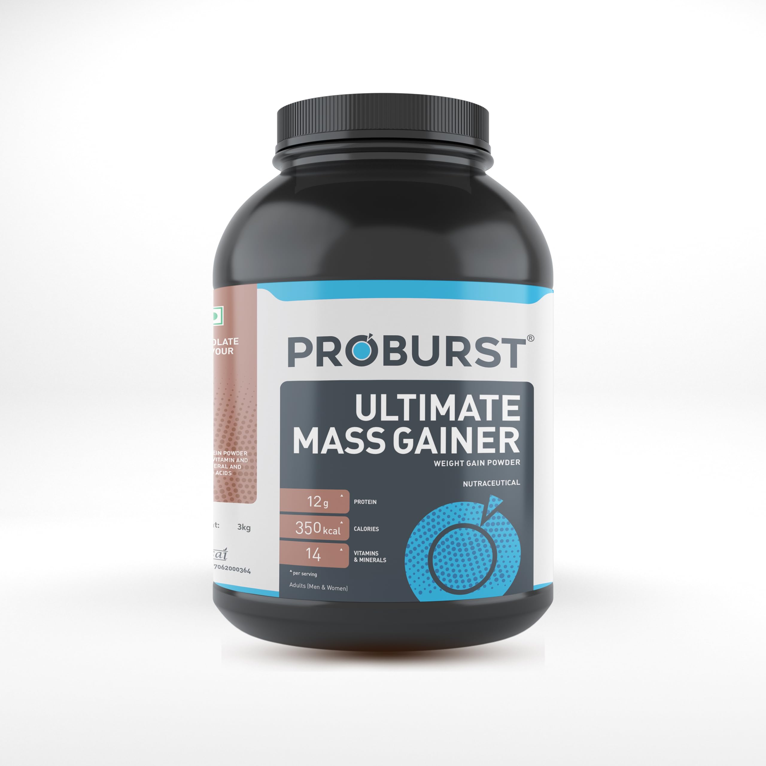 Proburst Ultimate Mass Gainer - 3kg (Chocolate flavour) (B0CZN786PM) Amazon Price History, Amazon Price Tracker
