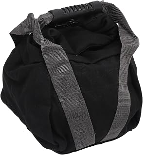 FECAMOS Sandbag Workout Bag, Excellent Sealing Weightlifting Sandbag Canvas Tear Proof for Squatting for Outdoor Exercise