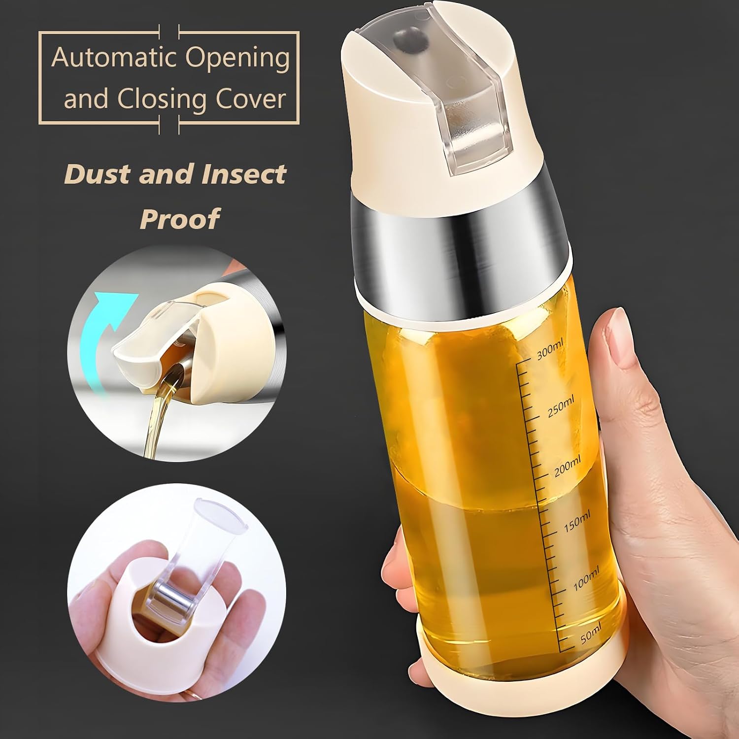 Honey Dispenser No Drip with Scale, Maple Syrup Bottle, Olive Oil Dispenser image 3