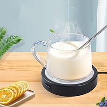 Coffee Warmer for Desk Auto Shut Off, 5W Smart Coffee Mug Warmer Electric Coffee Cup Warmer for Desk, USB Mug Warmer for Desk, Coffee Warmer Plate for All Cups Coffee Tea Milk Beverage