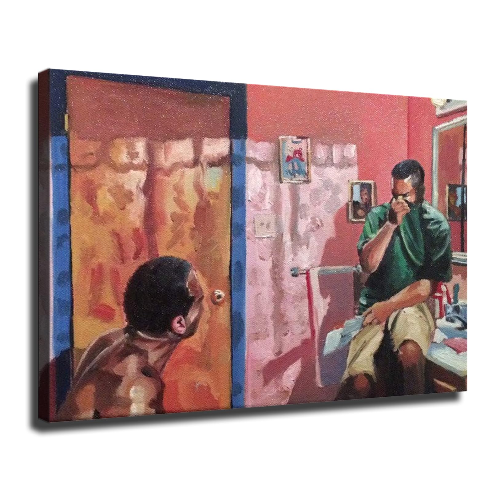 ZzBbZz friday Movie Posters Funny Toilet Bathroom Scene Poster Canvas Print HD Photo Home Living Room Bedroom Modern Background Wall Art Decorative