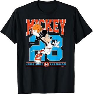 Mickey Jump Shot Basketball T-Shirt