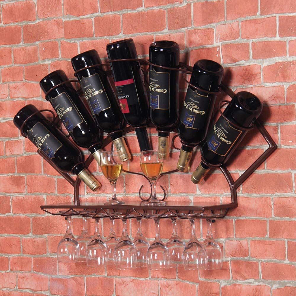 Casier à vin mural de cuisine pour gagner de la place et ranger 7 bouteilles facilement
